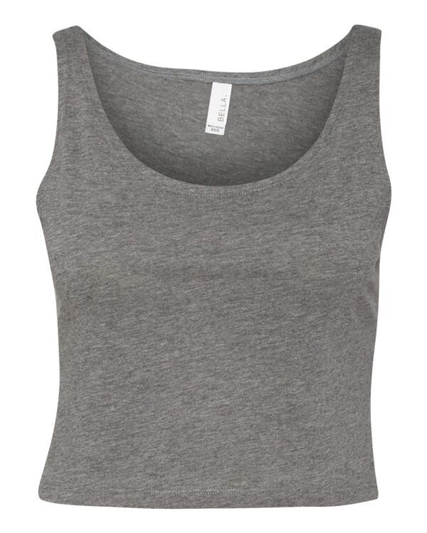 deep Heather Front High Women’s Cropped Tank