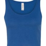 True Royal Front High Women’s Cropped Tank