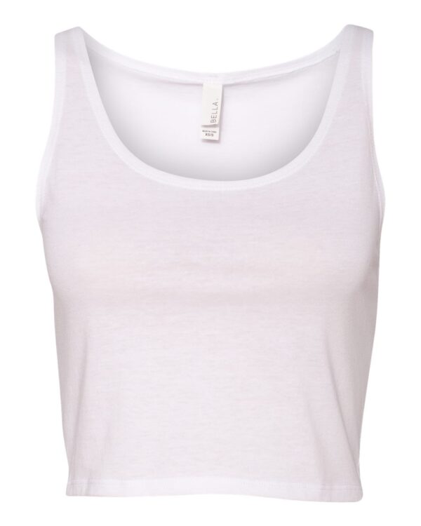 White Front High Women’s Cropped Tank