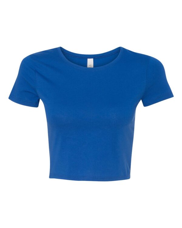 BELLA + CANVAS; Women’s Poly-Cotton Short Sleeve Crop T-Shirt