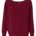 Bella Canvas Women’s Sponge Fleece Wide Neck Sweatshirt