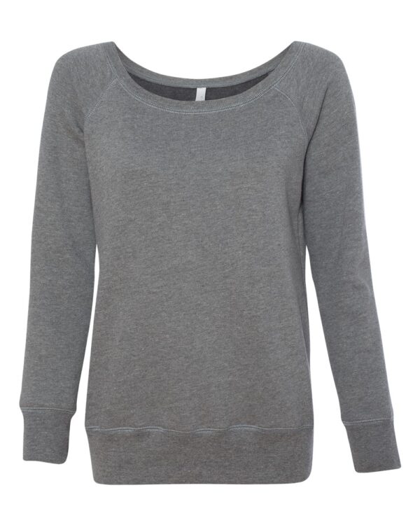 Deep heather Women’s Sponge Fleece Wide Neck Sweatshirt