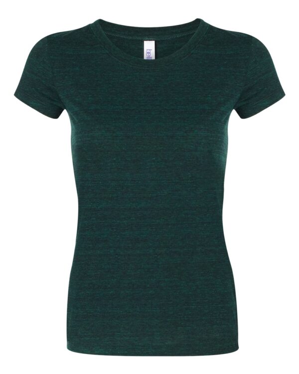 Emerald Triblend Front High Women’s Short Sleeve Triblend T-Shirt
