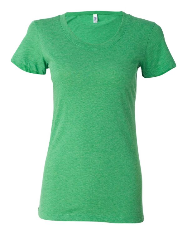 Green Triblend Front High Women’s Short Sleeve Triblend T-Shirt