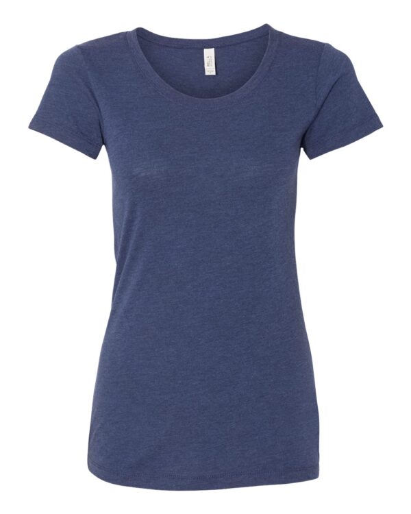 Navy Triblend Front High Women’s Short Sleeve Triblend T-Shirt