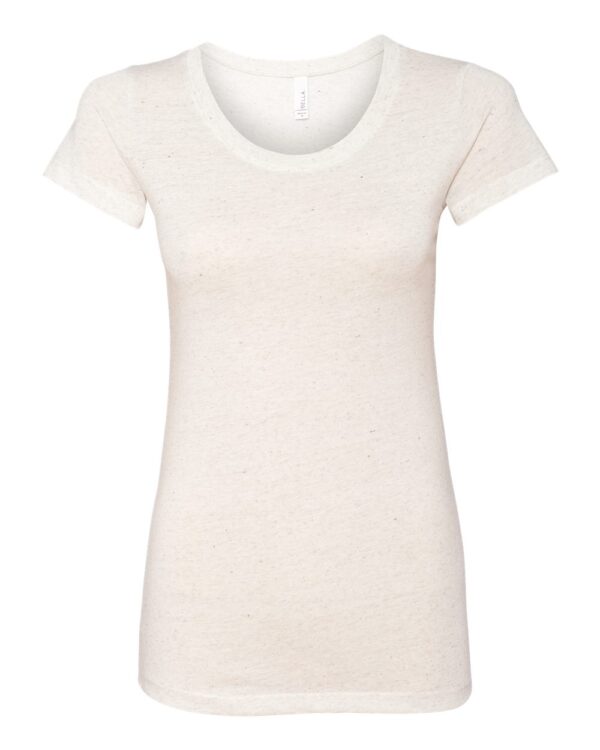 Oatmeal Triblend Front High Women’s Short Sleeve Triblend T-Shirt