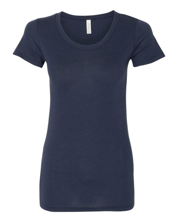 Navy Triblend Front High Women’s Short Sleeve Triblend T-Shirt