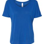 True Royal Front High Women’s Slouchy Tee