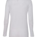 BELLA + CANVAS Women’s Flowy Long Sleeve V-Neck T-Shirt