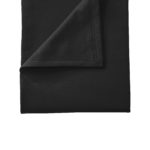 Jet Black Core Fleece Sweatshirt Blanket
