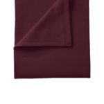 Maroon front Core Fleece Sweatshirt Blanket