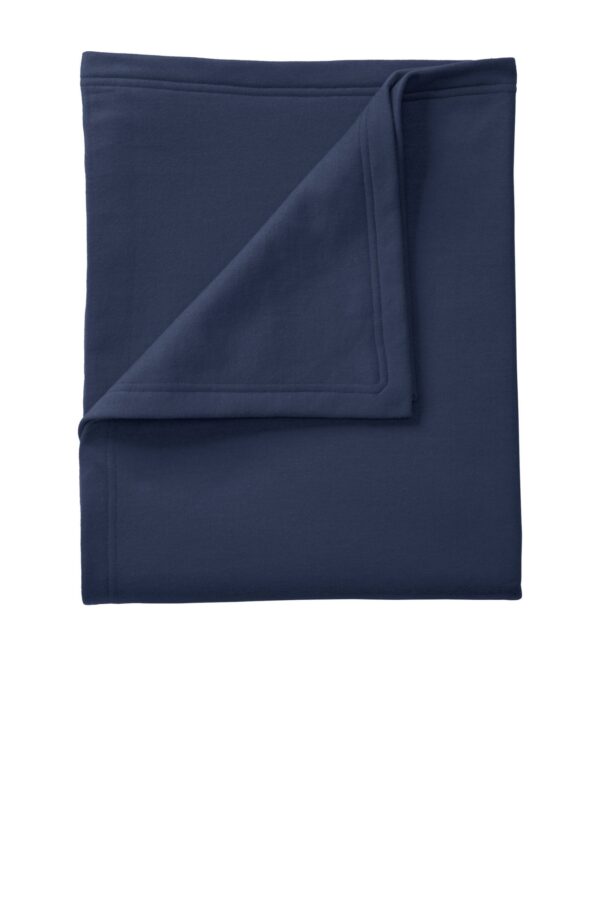 Navy Core Fleece Sweatshirt Blanket