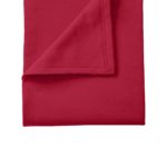 Red Core Fleece Sweatshirt Blanket