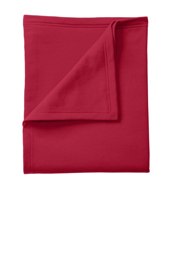 Red Core Fleece Sweatshirt Blanket