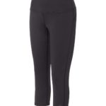 Black Side High Champion Women’s Everyday Performance Capri Leggings