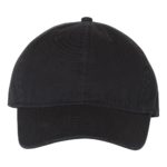 Black Front High Direct-Dyed Baseball Cap