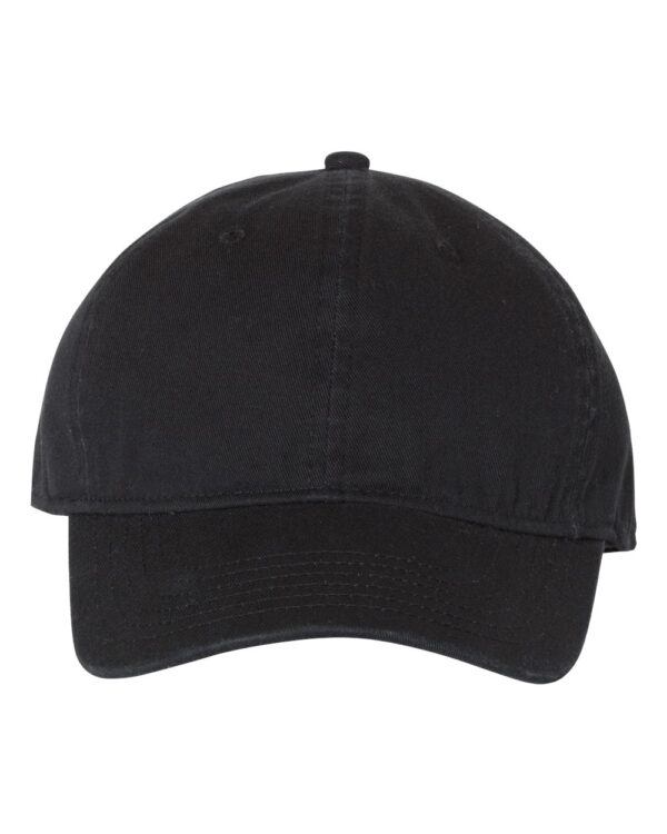 Black Front High Direct-Dyed Baseball Cap