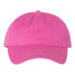 Raspberry Front High Direct-Dyed Baseball Cap