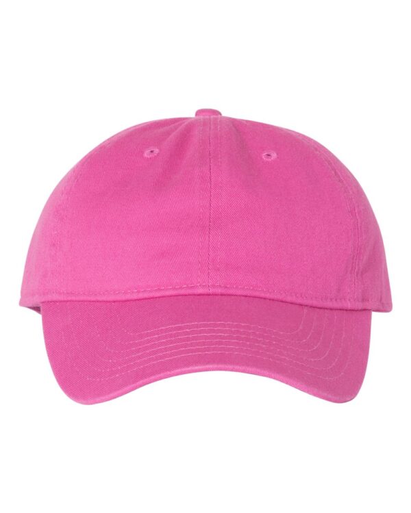 Raspberry Front High Direct-Dyed Baseball Cap