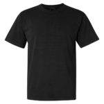 Black Front High Garment-Dyed Heavyweight T-Shirt