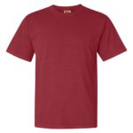 Crimson Front High Garment-Dyed Heavyweight T-Shirt