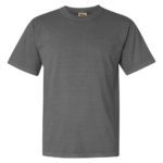 Grey Front High Garment-Dyed Heavyweight T-Shirt
