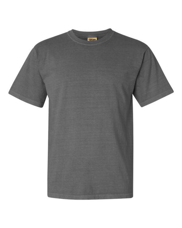 Grey Front High Garment-Dyed Heavyweight T-Shirt