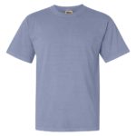 Ice Blue Front High Garment-Dyed Heavyweight T-Shirt