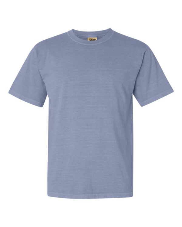 Ice Blue Front High Garment-Dyed Heavyweight T-Shirt