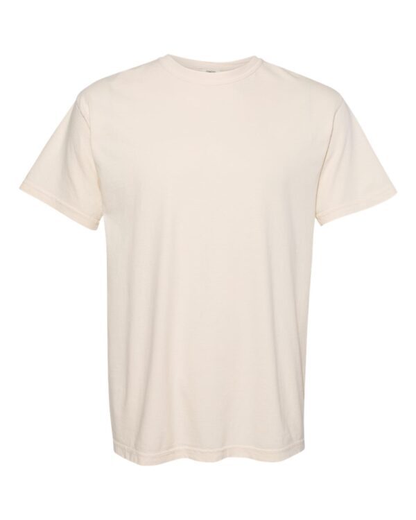 Ivory Front High Garment-Dyed Heavyweight T-Shirt