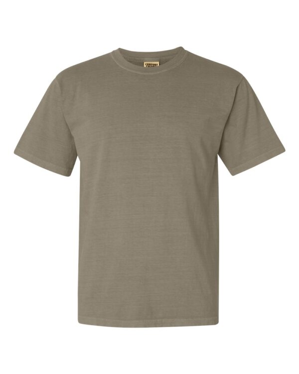 Khaki Front High Garment-Dyed Heavyweight T-Shirt