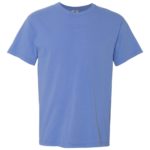Mystic Blue Front High Garment-Dyed Heavyweight T-Shirt