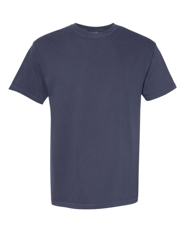 Navy Front High Garment-Dyed Heavyweight T-Shirt