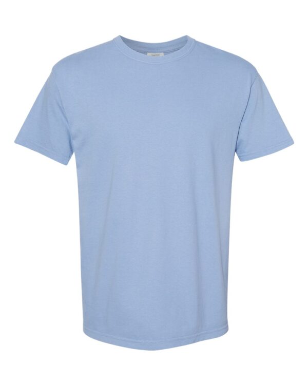 Washed Denim Front High Garment-Dyed Heavyweight T-Shirt