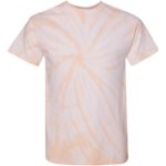 Peach Dyenomite; Cyclone Pinwheel Short Sleeve T-Shirt