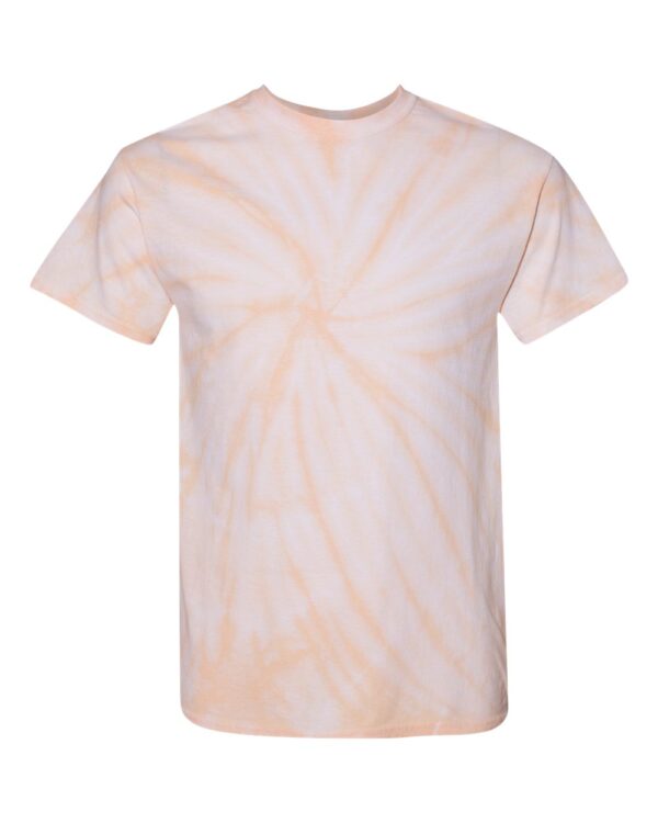 Peach Dyenomite; Cyclone Pinwheel Short Sleeve T-Shirt