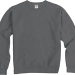 Concrete Comfort Wash by Hanes; Garment-Dyed Crew Fleece