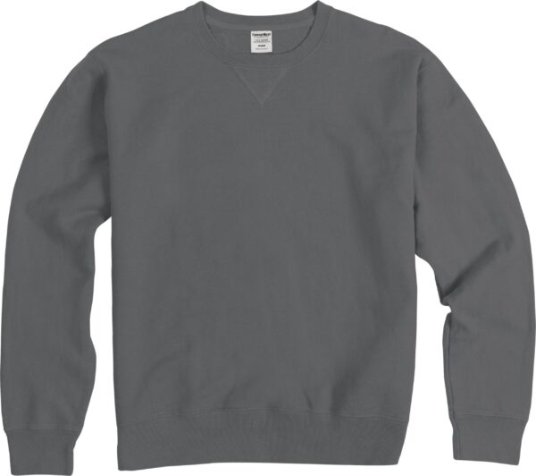 Concrete Comfort Wash by Hanes; Garment-Dyed Crew Fleece