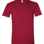 Cardinal Red Front High Gildan Softstyle T-Shirt