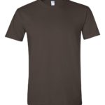 Dark chocolate Front High Gildan Softstyle T-Shirt