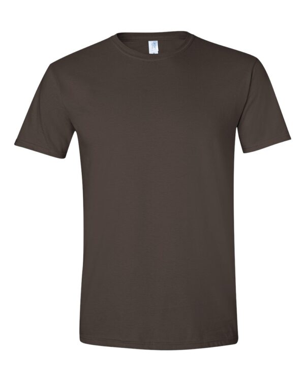 Dark chocolate Front High Gildan Softstyle T-Shirt