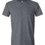 dark Heather Front High Gildan Softstyle T-Shirt