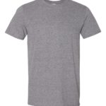 Graphite heather Front High Gildan Softstyle T-Shirt