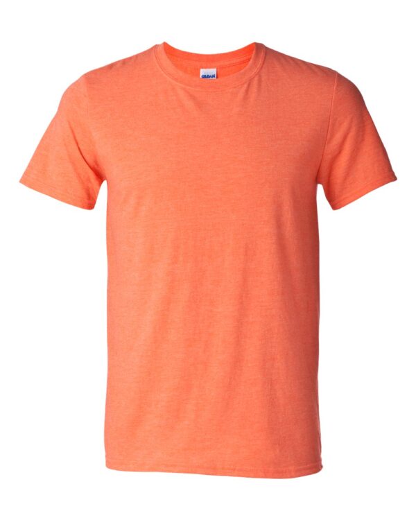 Heather Orange Front High Gildan Softstyle T-Shirt
