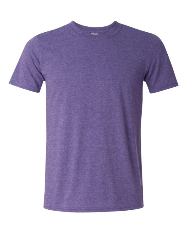 Heather Purple Front High Gildan Softstyle T-Shirt