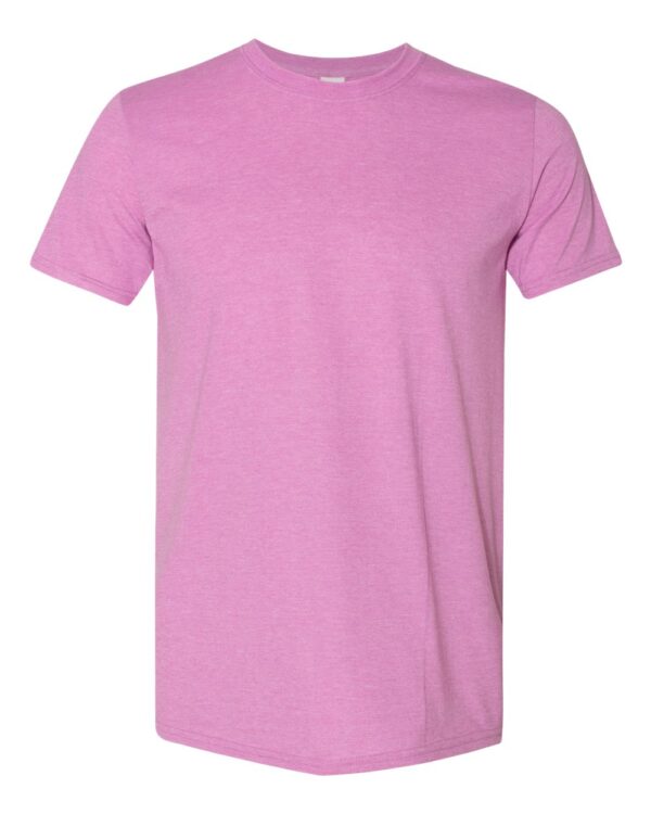 Heather Radiant Orchid Front High Gildan Softstyle T-Shirt