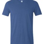 Heather Royal Front High Gildan Softstyle T-Shirt