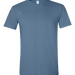 Indigo Blue Front High Gildan Softstyle T-Shirt