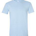 Light Blue Front High Gildan Softstyle T-Shirt