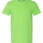 Lime Front High Gildan Softstyle T-Shirt